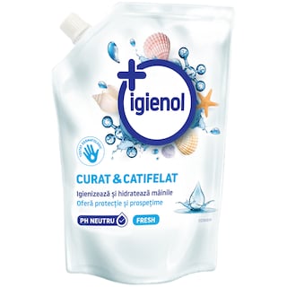 Igienol | Sapun lichid antibacterian, Fresh, rezerva 500ml