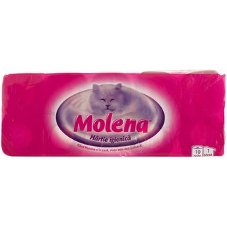 Molena | Hartie igienica 1 strat 10 role
