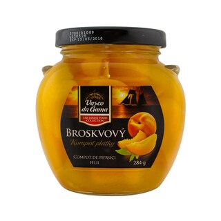 Vasco da Gama | Compot piersici bucati 284g