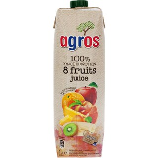Agros | Suc natural cu 8 fructe 1L