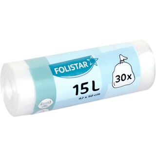 Folistar | Saci menajeri, 15L, 30 bucati