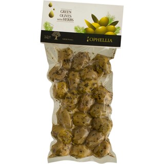 Ophellia | Masline verzi cu ierburi 250g