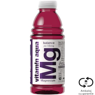 Vitamin Aqua | Bautura cu vitamine Mg Balance pere si afine 600ml