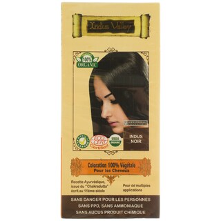 Indus Valley | Vopsea de par ecologica, Indus Black 120g