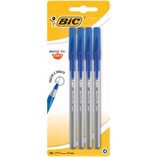 Bic | Pix Round Stic Exact albastru , 4 bucati