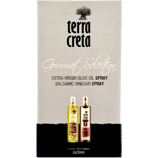 Terra Creta | Set spray ulei de masline extra virgin si otet balsamic 2x250ml