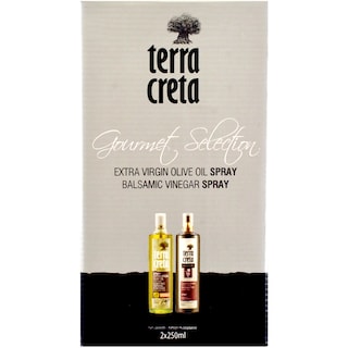 Terra Creta | Set spray ulei de masline extra virgin si otet balsamic 2x250ml