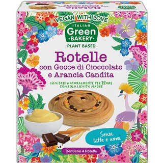 Italian Green Bakery | Melc cu chips de ciocolata si portocala confiata 180g