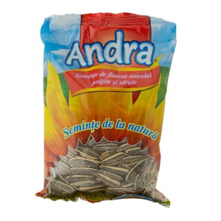 Andra | Seminte de floarea soarelui prajite si sarate 100g