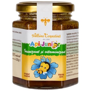 Albina Carpatina | Api Junior | Supliment alimentar imunizant si vitaminizant 200g