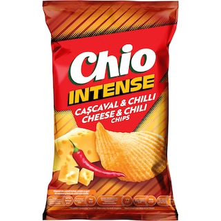Chio | Intense | Chipsuri din cartofi cu gust de cascaval si chilli 120g