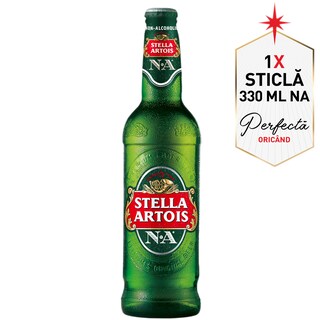Stella Artois | Bere blonda fara alcool 0.33L