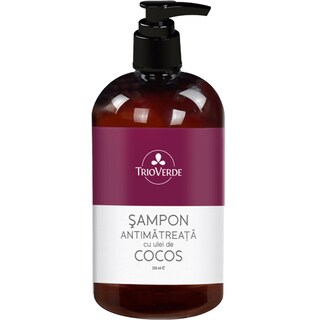 Trio Verde | Sampon Antimatreata cu ulei de cocos bio 250ml
