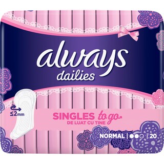 Always Dailies | Absorbante zilnice 20 bucati