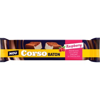 Corso | Inghetata cu lapte, zmeura si ciocolata 45g