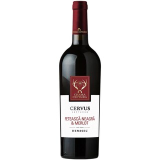 Cervus Cepturum | Vin rosu demisec Feteasca Neagra & Merlot 0.75l
