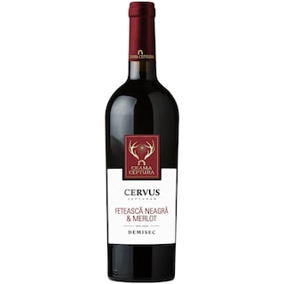Cervus Cepturum | Vin rosu demisec Feteasca Neagra & Merlot 0.75l
