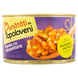 Bunatati de Topoloveni | Fasole cu afumatura 400g
