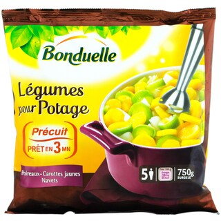 Bonduelle | Supa crema Happy Mix cu praz, morcov galben si napi 750g