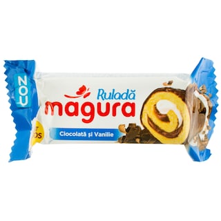 Magura | Rulada de ciocolata si vanilie 35g