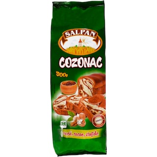 Sal Pan | Cozonac cu nuca, stafide si cacao 800g