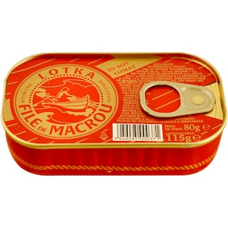 Lotka | File de macrou in sos tomat 115g
