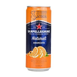 San Pellegrino | Bautura racoritoare carbogazoasa cu suc de portocale 330ml