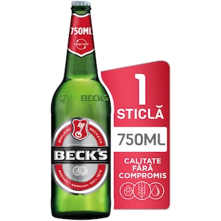 Beck's | Bere blonda superioara sticla 0.75L