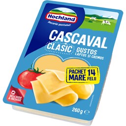Cascaval felii clasic 260g