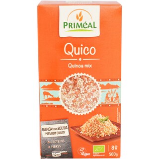 Primeal | Quico cu quinoa, linte coral si morcov deshidratat bio 500g