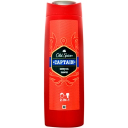 Gel de dus & sampon Captain 400ml