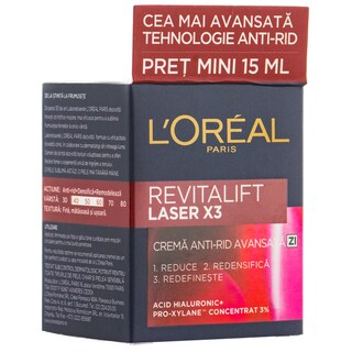 L'Oreal Paris | Crema anti-rid de zi 15ml