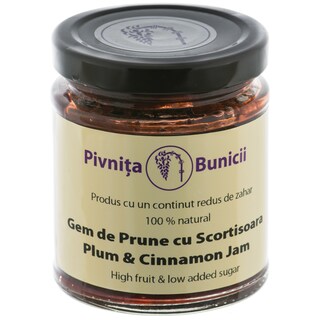 Pivnita Bunicii | Gem de prune cu scortisoara 200g