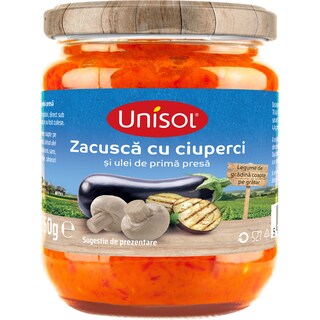 Unisol | Zacusca cu ciuperci 260g