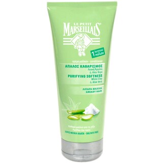 Le Petit Marseillais | Balsam pentru par gras cu argila alba si aloe vera 250ml