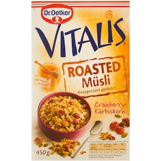 Dr. Oetker | Musli roadsted cu merisoare si seminte de dovleac 450g