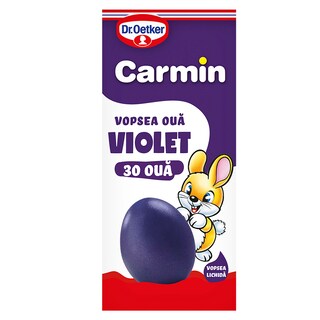Dr. Oetker | Carmin | Vopsea lichida violet, 30 oua, 6ml