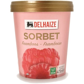 Delhaize | Sorbet cu zmeura 475ml