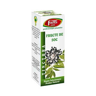 Fares | Tinctura simpla din fructe de soc 30ml