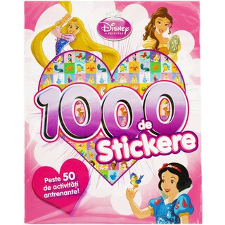 Disney | Carte Printese cu 1000 de stickere cu peste 60 de activitati antrenante