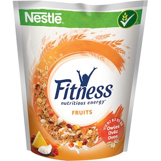 Fitness | Fulgi de cereale integrale cu fructe deshidratate 225g