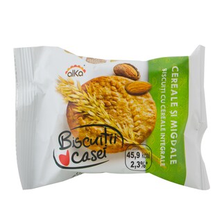 Alka | Biscuitii Casei | Biscuiti cu cereale integrale si migdale 42g
