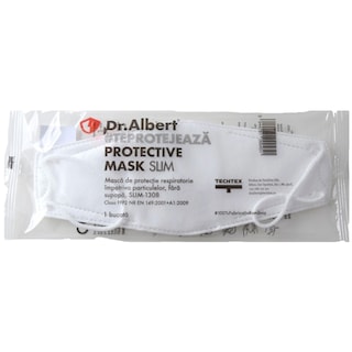 Dr Albert | Masca de protectie respiratorie, FFP2 NR, 1 bucata
