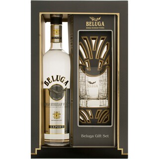 Beluga | Pachet vodka + pahar 0.7l