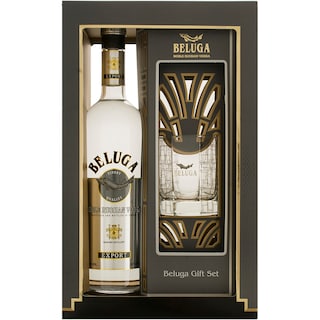 Beluga | Pachet vodka + pahar 0.7l