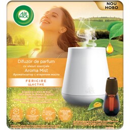 Difuzor parfum cu uleiuri esentiale Aroma Mist ananas, piersica si menta salbatica 20ml