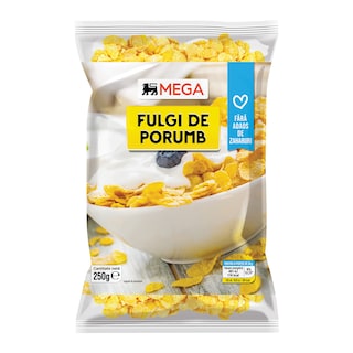 MEGA | Fulgi de porumb fara adaos de zaharuri 250g