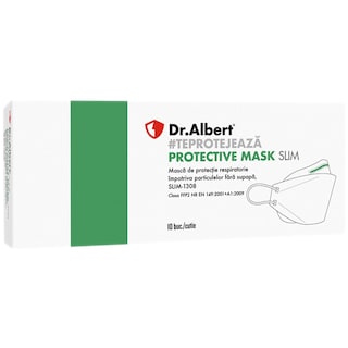 Dr Albert | Set 10  masti FFP2 NR, de protectie respiratorie