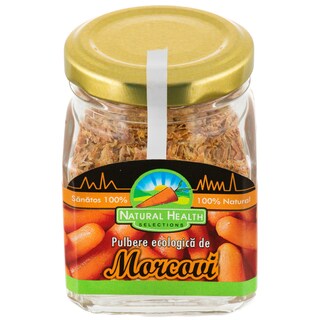 Natural Health | Pulbere de morcov ecologica 35g