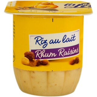 La Laitiere | Orez cu lapte stafide si rom 115g